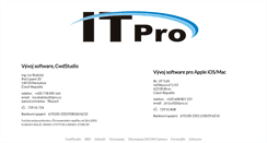 Desktop Screenshot of itpro.cz