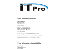 Tablet Screenshot of itpro.cz